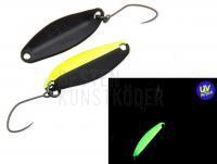 Forellen Blinker Nories Masukuroto 2.0g - #022 (Fluo-Yellow / Black)