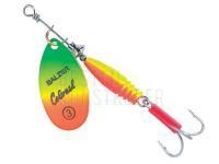 Spinner Balzer Colonel Classic Fluo 3g - Red-Yellow-Green