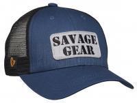 Savage Gear Logo Badge Cap Teal Blue - One Size
