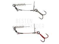 Carbon49 Corkscrew Stinger 1x#1/0 | 28kg | 2pcs