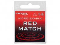 Haken Drennan Red Match Micro Barbed - #14