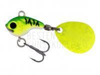 Jig Spinner Westin DropBite Tungsten Spin Tail Jig 1.6cm 7g - Chartreuse Ice