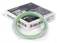 Fliegenschnüre Guideline Fario CDC WF5F Green/Bone White 25m / 27.5yds - #5