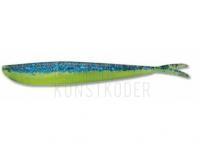 Gummifische Lunker City Fin-S Fish 4" - #03 Blue Chartreuse (ekono)