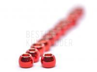 FutureFly Brass Beads 4 mm - Metallic Red