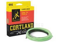 Fliegenschnüre Cortland 444 Sink Tip Type 6 Black/Mint Green WF6S/F