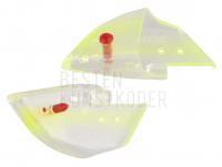 Rhys Davis Teaser Cut Bait Head - Clear UV Chart Flash