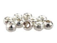 Tungsten Beads - Reflex Silver 2.5mm 10pcs.