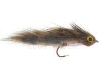 Streamer Grey Zonker Pearl Mylar no. 8