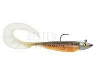 Gummifishe Delalande Zand Curly 12cm + jig head 14g - 335 - STRANGE ROACH