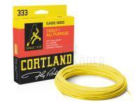 Fliegenschnüre Cortland 333 Trout All Purpose Floating Yellow WF7F