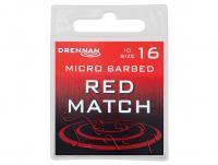 Haken Drennan Red Match Micro Barbed - #16
