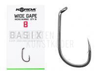 Haken Korda Basix Wide Gape Barbed - #8