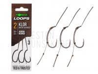Haken Korda Loop Rigs Klor Micro Barbed #2 50lb 22kg 3pcs