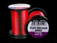 Hend Flat Colour Wire Fine - BRIGHT RED