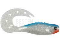 Dragon Gummifisch Hitman 10cm - Clear/Blue | Red/Silver glitter