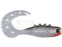 Dragon Gummifisch Hitman 10cm - Pearl/Black | Red/Silver glitter