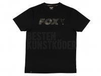 Fox Black Camo Chest Print T-Shirt - L