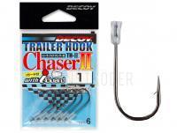 Haken Decoy Trailer Hook Chaser II TH-2 NS BLACK - #1/0