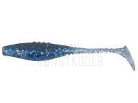 Gummifische Dragon Invader Pro 10cm - Clear/Clear Smoked | Black/Silver/Blue Glitter