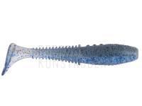 Gummifische Dragon Invader Pro  6cm - Clear/Clear Smoked | Black/Silver/Blue Glitter