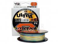 Geflechtschnur YGK X-Braid Ultra2 Max WX8 150m #0.8 | 6.8kgf | Multicolor