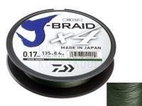 Geflechtschnur Daiwa J-Braid X4 Dark Green 135m 0.15mm