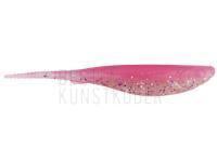 Gummifische Dragon Jerky PRO 12,5cm - Clear / Pink - Silver/Violet glitter