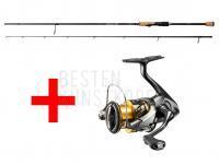 Rolle Shimano Twin Power FD 2500S HG + GRATIS Shimano Yasei BB Street Spinning 2.10m 3-12g