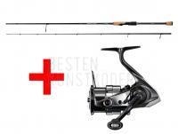 Rolle Shimano Vanquish FC 2500S + Gratis Shimano Yasei BB Street Spinning 2.10m 3-12g