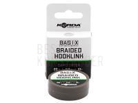 Korda Basix Braided Hooklink Camo Green 10m 25lb 11.3kg