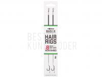 Korda Basix Hair Rigs Wide Gape Micro-Barbed #8 18lb 2pcs