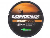 Monofile Korda LongChuck Tapered Leaders Clear 15-30lb/0.33-0.47mm 5x10m