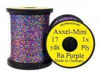 Uni Axxel-Mini Flash Tinsel Flash 1 Strand 17 yds - Rainbow Purple