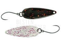 Forellen Blinker Molix Lover Area Spoon 1.8 g (1/16 oz) - 339 Black Red Flk / White Splatter