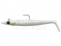 Gummifisch Savage Gear Sandeel V2 18cm 86g 2+1pcs - White Pearl Silver