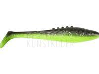 Gummifische Dragon Lunatic Pro 7.5cm - Chartreuse/Black | Silver Glitter