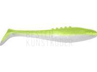 Gummifische Dragon Lunatic Pro 7,5cm - Pearl/Super Yellow | Silver Glitter