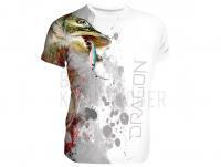 Breathable T-shirt Dragon - pike white XXL