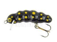 Wobbler Microbait Maggot 33mm - Black Yellow