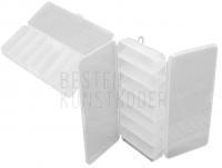 Kunstköderbox Meiho Reversible 85  Two Sided Plastic Lure Case - Clear
