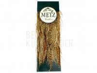 Metz Barred Rooster Saddles Whole - Bleached