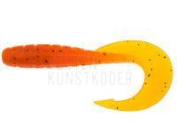 Gummiköder Fishup Mighty Grub 4.5ich | 120mm - Orange Pumpkin / Black