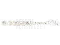 Gummifishe Mustad AJI Worm Fla-Fla 2" 5cm - Clear Silver Glitter