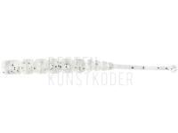 Gummifishe Mustad AJI Worm Plu-Plu 2" 5cm - Clear Silver Glitter