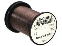Thread Semperfli Nano Silk 50D 12/0 50m 54yds - Brown