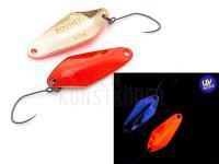 Forellen Blinker Nories Masukuroto Rooney 1.8g - #001 (Fluo-Red / Gold)