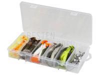 Köderset Savage Gear Cannibal Shad Kit 36pcs - M | 6.8 & 8cm | Mixed colors | #1: 1X 5G AND 2X 7.5G, #2/0: 1X 7.5G AND 2X 10G