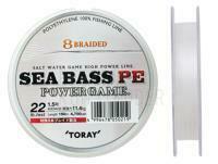 Geflechtschnur Toray Sea Bass PE Power Game 8 Braided Natural 150m 12lb #0.6
