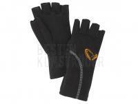 Handschuhe Savage Gear Wind Pro Half Finger Glove Black - XL